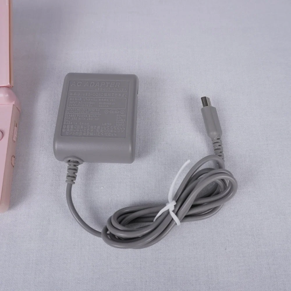 Nintendo DS Lite + Charger | Pink | Tested Working | Free Shipping | USG-001